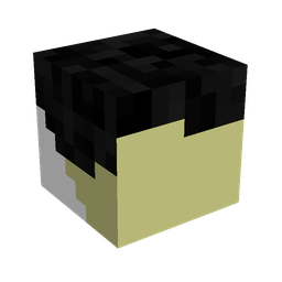 Black skin: head render