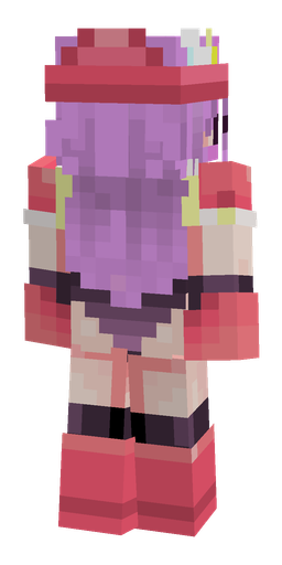 Pink skin: body, back render
