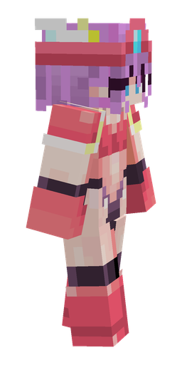Pink skin: body, right side render