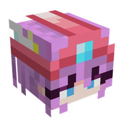 Pink skin: head render