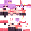 Pink skin: raw texture render
