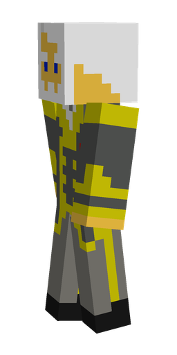 Black skin: body, left side render