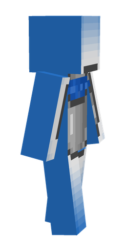 Blue skin: body, right side render