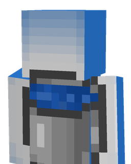 Blue skin: bust render