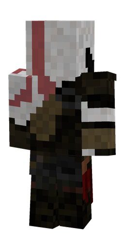 Black skin: body, back render
