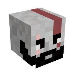 Black skin: head render