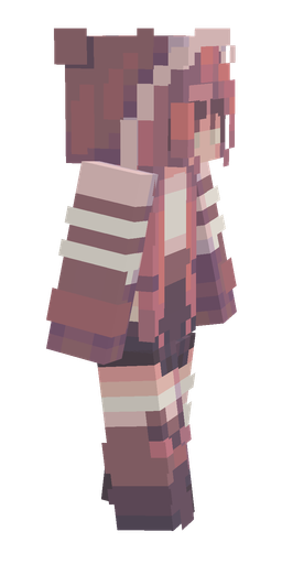Pink skin: body, right side render