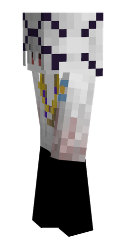 Black skin: body, left side render