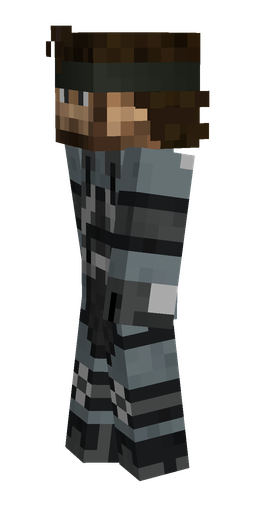 Black skin: body, left side render