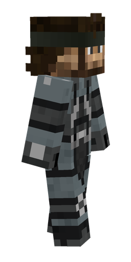 Black skin: body, right side render