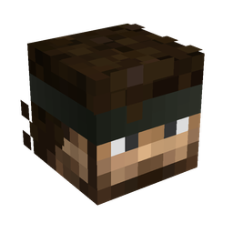 Black skin: head render