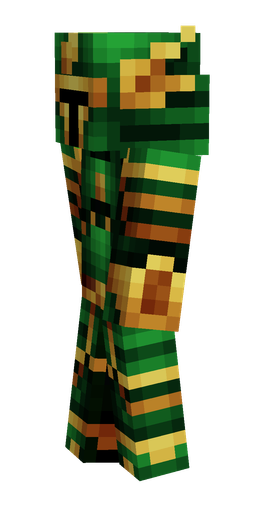 Black skin: body, left side render