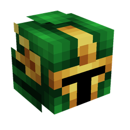Black skin: head render
