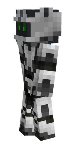 Black skin: body, left side render