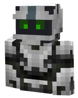 Black skin: bust render