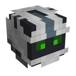 Black skin: head render