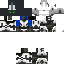 Black skin: raw texture render