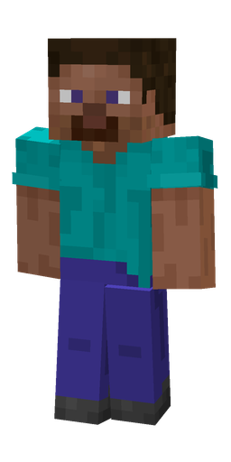 Blue skin: body, front render