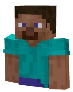 Blue skin: bust render