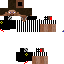 Black skin: raw texture render