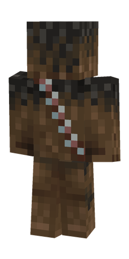 Black skin: body, back render