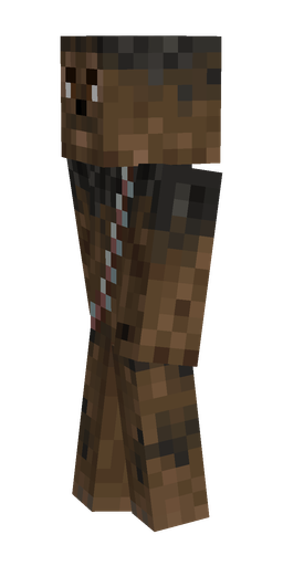 Black skin: body, left side render