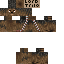 Black skin: raw texture render
