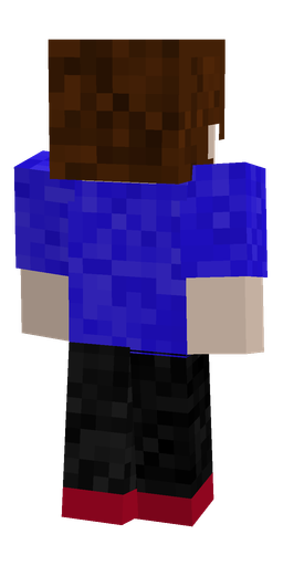 Black skin: body, back render