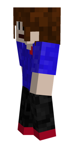 Black skin: body, left side render