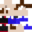 Black skin: raw texture render