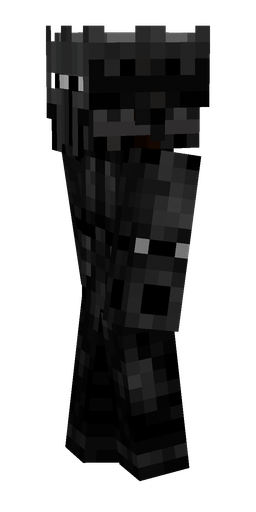 Black skin: body, left side render