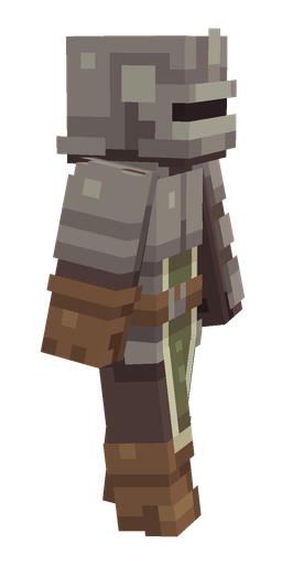 Brown skin: body, right side render