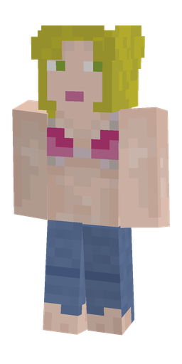 Blue skin: body, front render