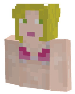 Blue skin: bust render