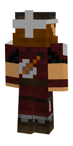 Brown skin: body, back render