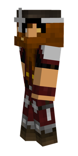 Brown skin: body, left side render