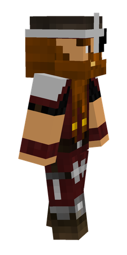 Brown skin: body, right side render
