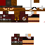 Brown skin: raw texture render