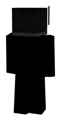 Black skin: body, back render