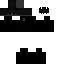 Black skin: raw texture render