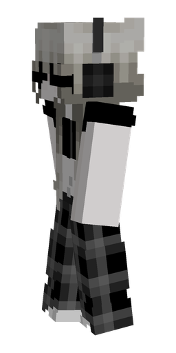 Black skin: body, left side render