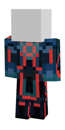 Black skin: body, back render