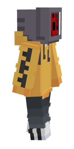 Black skin: body, right side render