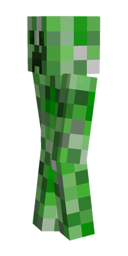 Green skin: body, left side render