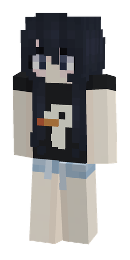 Blue skin: body, front render