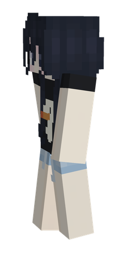 Blue skin: body, left side render