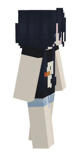 Blue skin: body, right side render