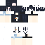 Blue skin: raw texture render