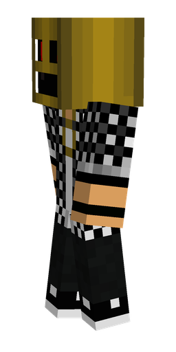 Black skin: body, left side render