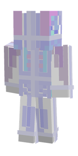 Blue skin: body, back render